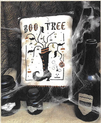Boo Tree  97w x 138h by Primitive Hare 26-2196