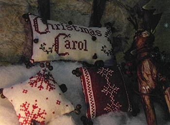 Christmas Carol Ornaments 83w x 50h by Primitive Hare 26-2033