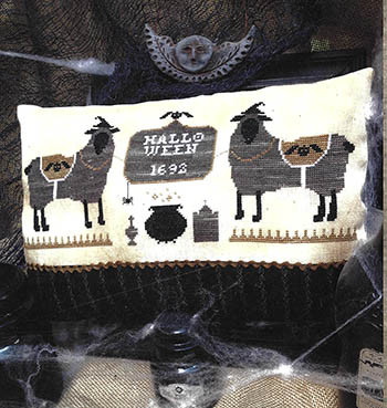 Halloween Welcome 1692 182w x 70h by Primitive Hare 26-2060