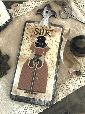 Miss Sarah Sue Silk 55w x 122h by Primitive Hare 26-2085