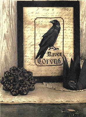 Raven - Spirits Of The Woods 98w x 144h by Primitive Hare 26-1817