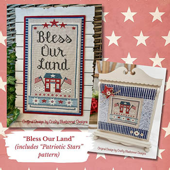 Bless Our Land (and PatrioticStars) by Crafty Bluebonnet Designs 26-2000