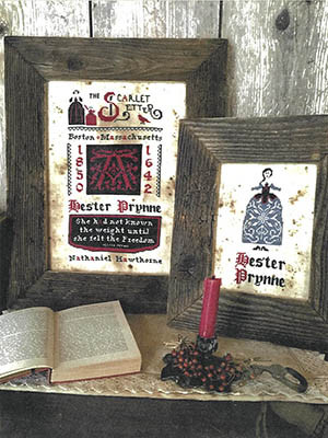 Scarlet Letter 50w x 114h by Primitive Hare 26-2091