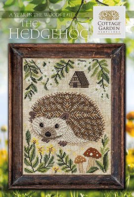 Hedgehog 11 - Year In The Woods II 100w x 130h by Cottage Garden Samplings 26-2142