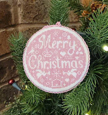 Merry Christmas Bauble by Wildflower Stitching LLC 26-1358
