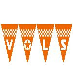 PE142A Tennessee V U of Tennessee  Pennant 4 x 6 18 Mesh V Penant Only Kathy Schenkel Designs