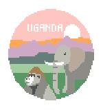 BT1060 Uganda 4" Diameter 18 Mesh Kathy Schenkel Designs