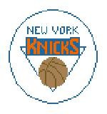BT254B New York Knicks Kathy Schenkel Designs  4" Diameter 18 Mesh