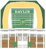 BG144 Baylor Stadium 8 x 7.5 18 Mesh Kathy Schenkel Designs