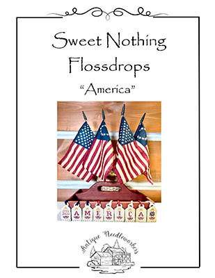 Sweet Nothing Flossdrops - America 27w x 46h by Antique Needleworkers 26-2350