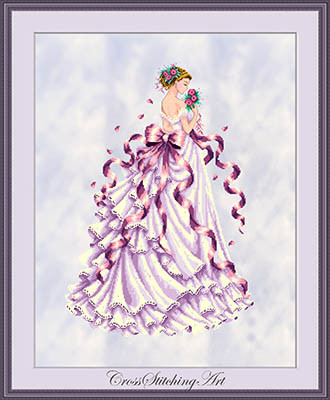 Lady Fleur by Cross Stitching Art 26-2331