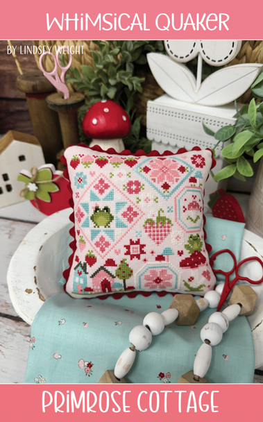 Whimsical Quaker  80w x 80h by Primrose Cottage Stitches 26-2328