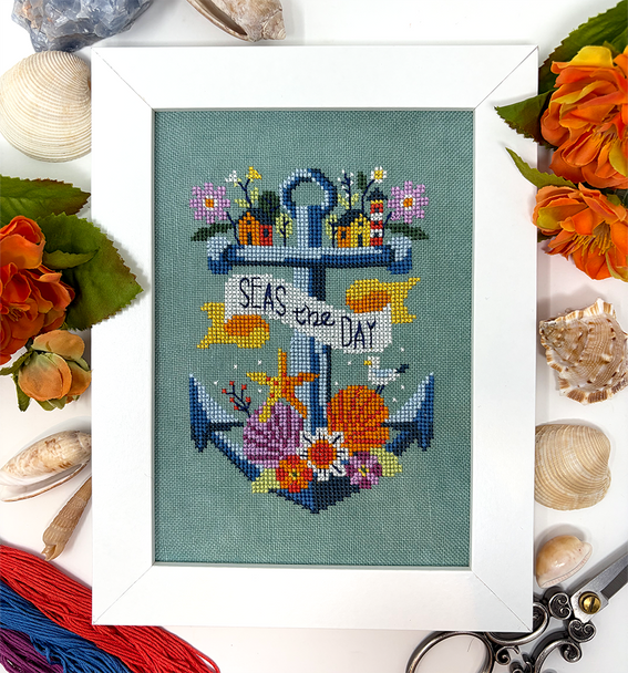 Seas The Day 60w x 84h by Tiny Modernist Inc 26-2346