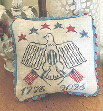 Semiquincentennial Eagle 89w x 89h by Running With Needles & Scissor 26-2268