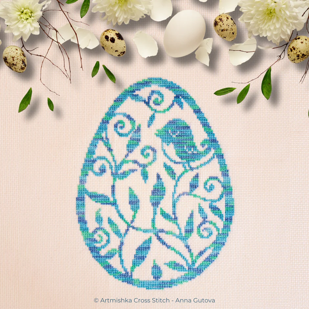 Easter Garden Artmishka Counted Cross Stitch Pattern