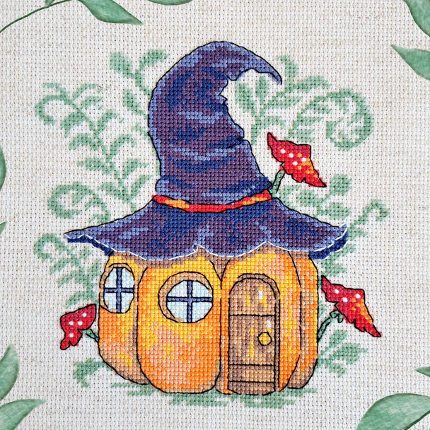 Pumpkin Cottage Artmishka Counted Cross Stitch Pattern