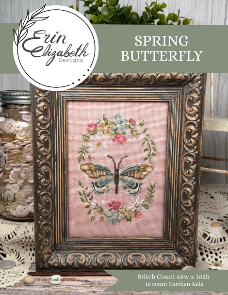 Spring Butterfly Erin Elizabeth Designs DD