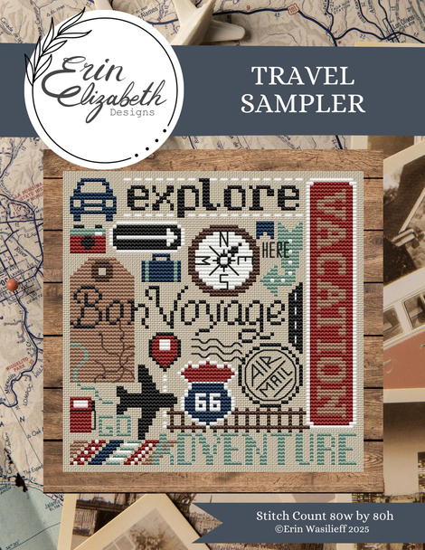 Travel Sampler Erin Elizabeth Designs DD