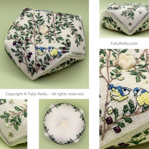 Olive Tree Biscornu Faby Reilly Designs