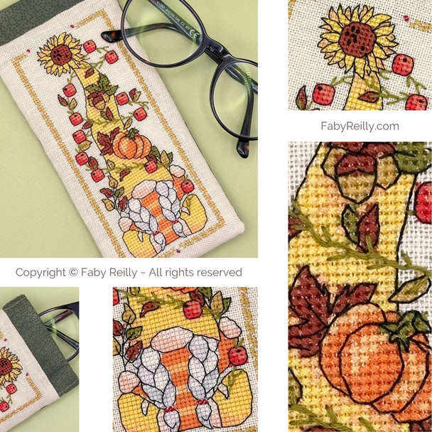 Thanksgiving Gnome Glasses Case Faby Reilly Designs