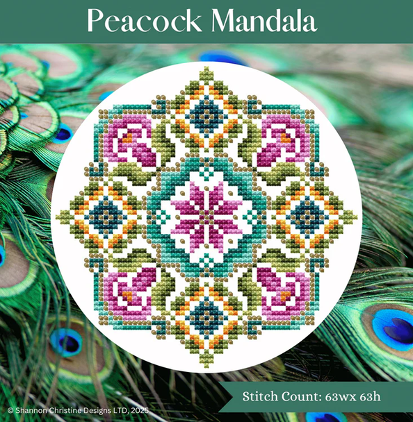 Peacock Mandala Shannon Christine Designs DD