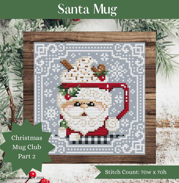 Santa Mug (mug club) Shannon Christine Designs DD