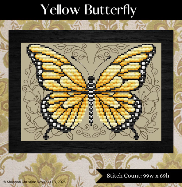 Yellow Butterfly Shannon Christine Designs DD