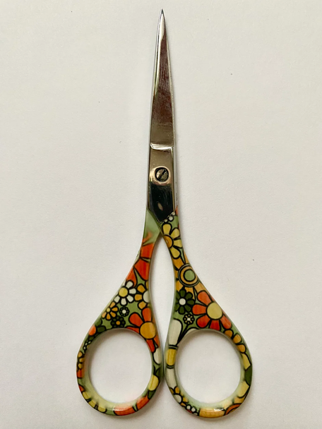 DD-SC-93 Retro Flower Dinky-Dyes Scissors