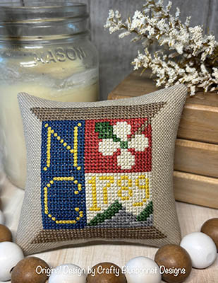 North Carolina State Spool 42 x 43 by Crafty Bluebonnet Designs26-2403