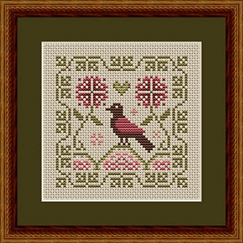 Garden Perch - Gathered FromThe Garden 53w x 53h by Happiness Is Heartmade 26-2387
