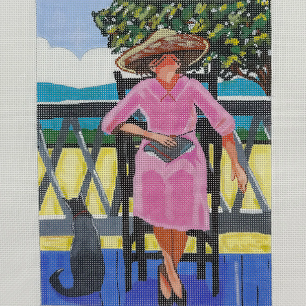 At Rest - BW466LL Design Size 6" x 8" on 18 Mesh Laura Loe