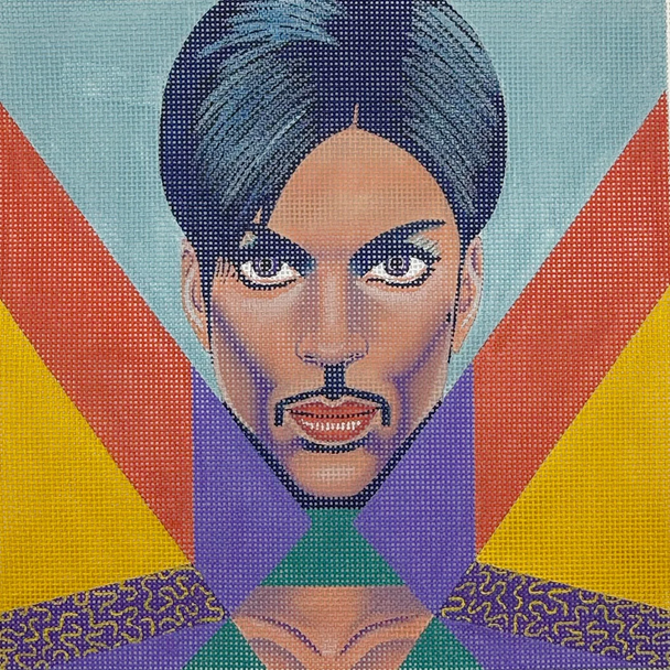 Prince - BW443SH Design size 10" x 10" on 13 Mesh Samy Halim
