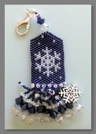Fern Ridge Collections Carol's Snowflake Fob