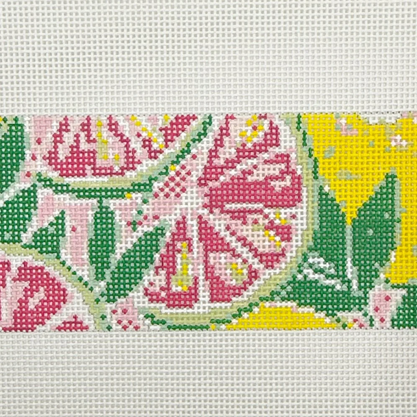Sunnies Lemonade - BW2252NBL Design Size 6" x 3" on 13 Mesh  Needlepoint by Laura
