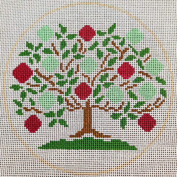 Family Tree - BW211OKS Design Size 5" Round on 13 Mesh OKS Designs!