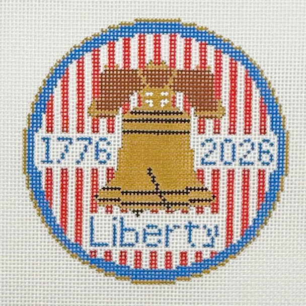Liberty - BW450OKS Design Size 4" Round on 18 Mesh OKS Designs!