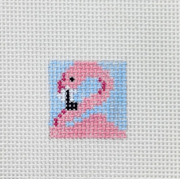 Flamingo 1 Inch Square - BW563 18 Mesh Blue Waters Needlepoint