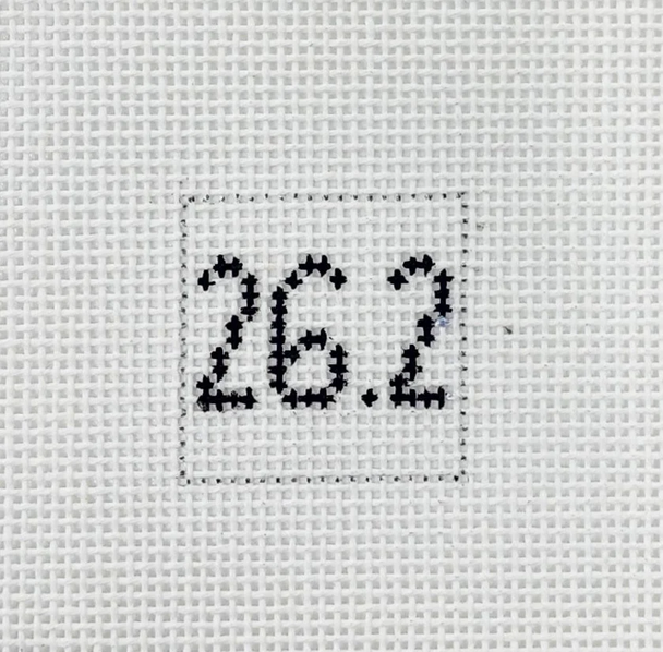 Run 26.2 1 Inch Square - BW577 18 Mesh Blue Waters Needlepoint