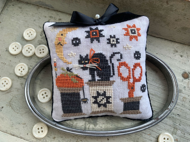 Halloween Spools Pinkeep by Stitches By Ethel Preorder