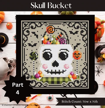 Skull Bucket Shannon Christine Designs DD