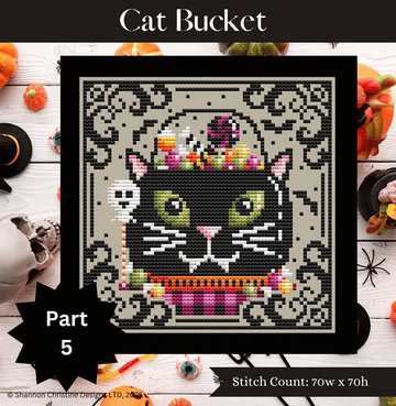 Cat Bucket Shannon Christine Designs DD