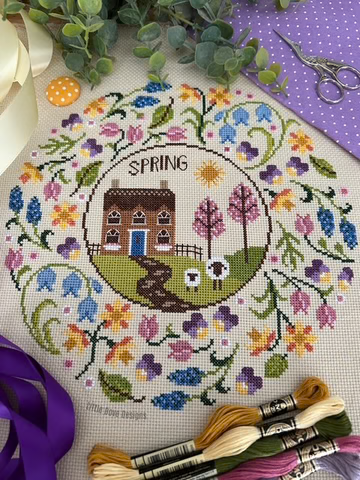 LDD102 Seasonal Circles - Spring Little Dove Designs
