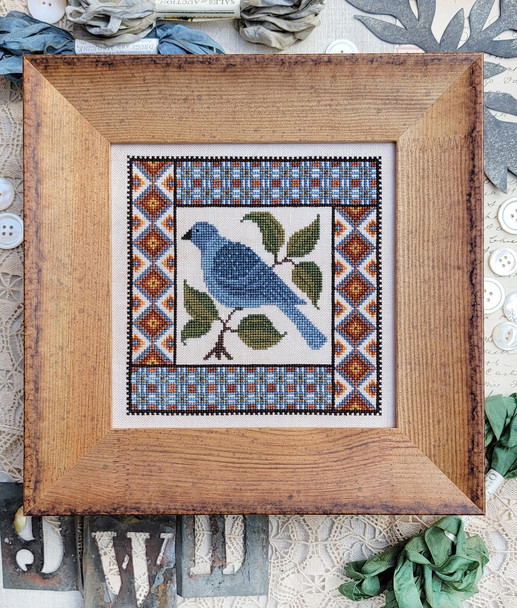 Plaid Bird Hello From Liz Mathews PreOrder