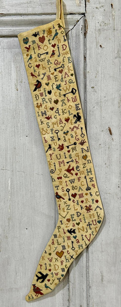 A Primitive Stocking by Kathy Barrick Pre Order