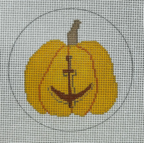 SF78 Pumpkin  4" Round  18 Mesh Sara Fitz The Collection Designs