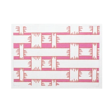Lattice Clutch BS06: Pink 7 x 10 18 Mesh BS05 Anne Fisher Needlepoint, llc