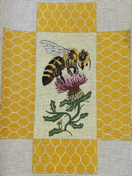 AT164 Bee Yellow Brick 13 Mesh Anne Thomsen