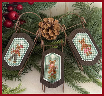 Three Bears Sled Ride by Little House Needleworks 26-2727
