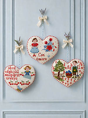 Di Cuore In Cuore 95w x 70h by Lilli Violette 26-2752
