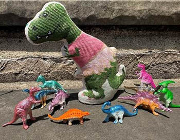 T-Rex Tutu 100w x 100h by Rebel Stitcher Designs 26-2687